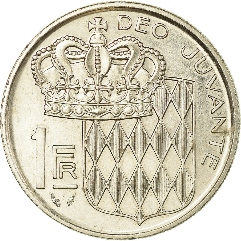 Monnaie, Monaco, Rainier III, Franc, 1989, TTB, Nickel, Gadoury:MC 150, KM:140