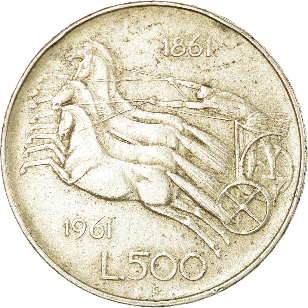 Moneta, Italia, 500 Lire, 1961, Rome, BB, Argento, KM:99