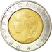 Moneda, Italia, 500 Lire, 1996, Rome, MBC, Bimetálico, KM:181
