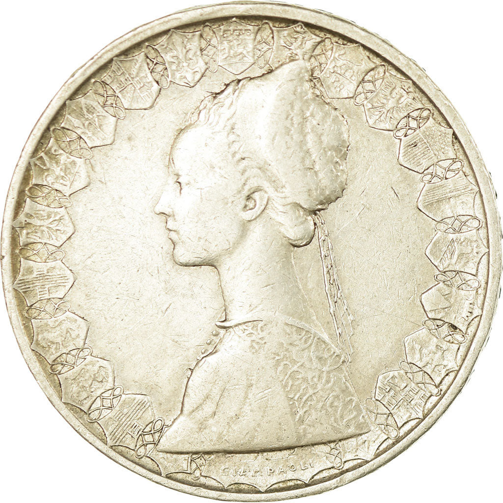 Coin, Italy, 500 Lire, 1960, Rome, EF(40-45), Silver, KM:98