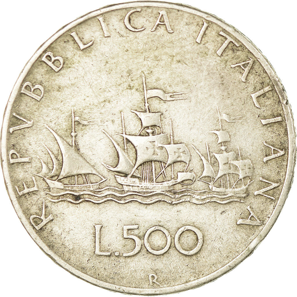 Coin, Italy, 500 Lire, 1961, Rome, VF(30-35), Silver, KM:98