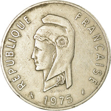 Coin, FRENCH AFARS & ISSAS, 100 Francs, 1975, EF(40-45), Copper-nickel
