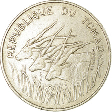 Coin, Chad, 100 Francs, 1971, Paris, VF(30-35), Nickel, KM:2