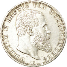 Moneta, Stati tedeschi, WURTTEMBERG, Wilhelm II, 5 Mark, 1913, Freudenstadt, BB