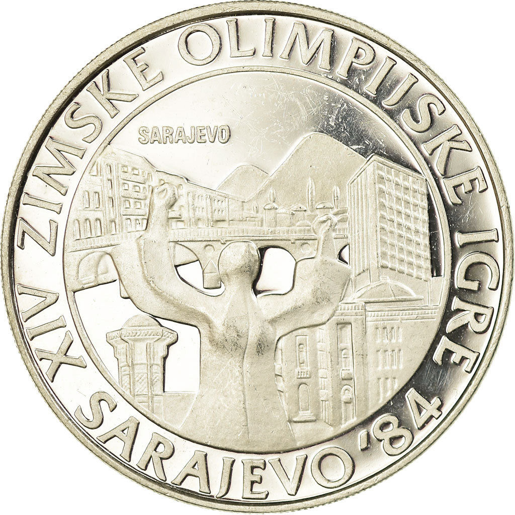 Coin, Yugoslavia, 250 Dinara, 1982, Proof, MS(63), Silver, KM:91