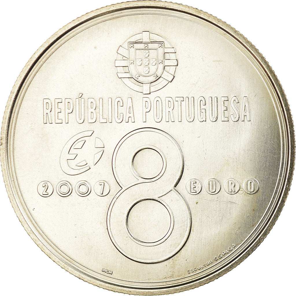 Portugal, Early flying inventions - the Passarola of Bartolomeu de Gusm, 8 Euro