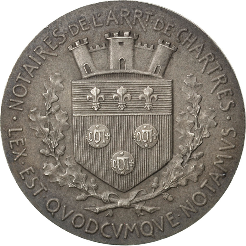 France, Notary, Token, AU(55-58), Silver, Lerouge #78, Daniel #Dupuis, 14.64