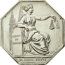 France, Token, Notary, 1836, MS(63), Silver, Lerouge:77
