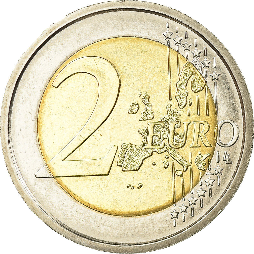 VATICAN CITY, 2 Euro, 2004, AU(55-58), Bi-Metallic, KM:348