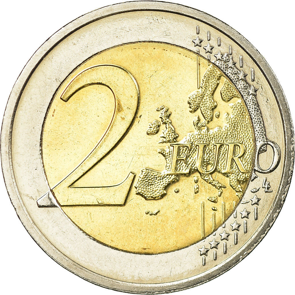 Luxembourg, 2 Euro, 10 ans de l'Euro, 2012, TTB+, Bi-Metallic, KM:119