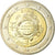 Irlandia, 2 Euro, 10 years euro, 2012, AU(55-58), Bimetaliczny, KM:71