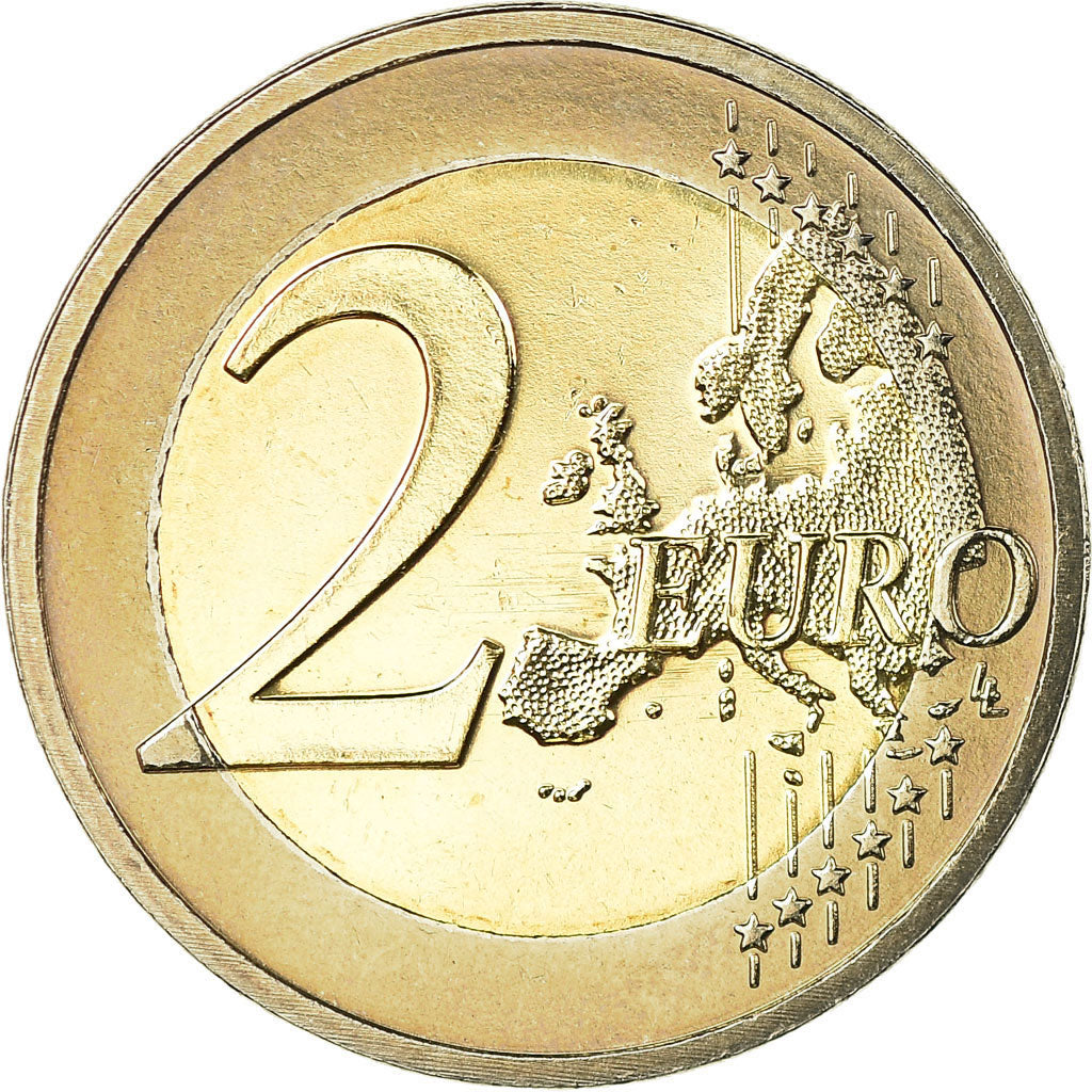 Malta, 2 Euro, 10 Jahre Euro, 2012, AU(55-58), Bi-Metallic, KM:139