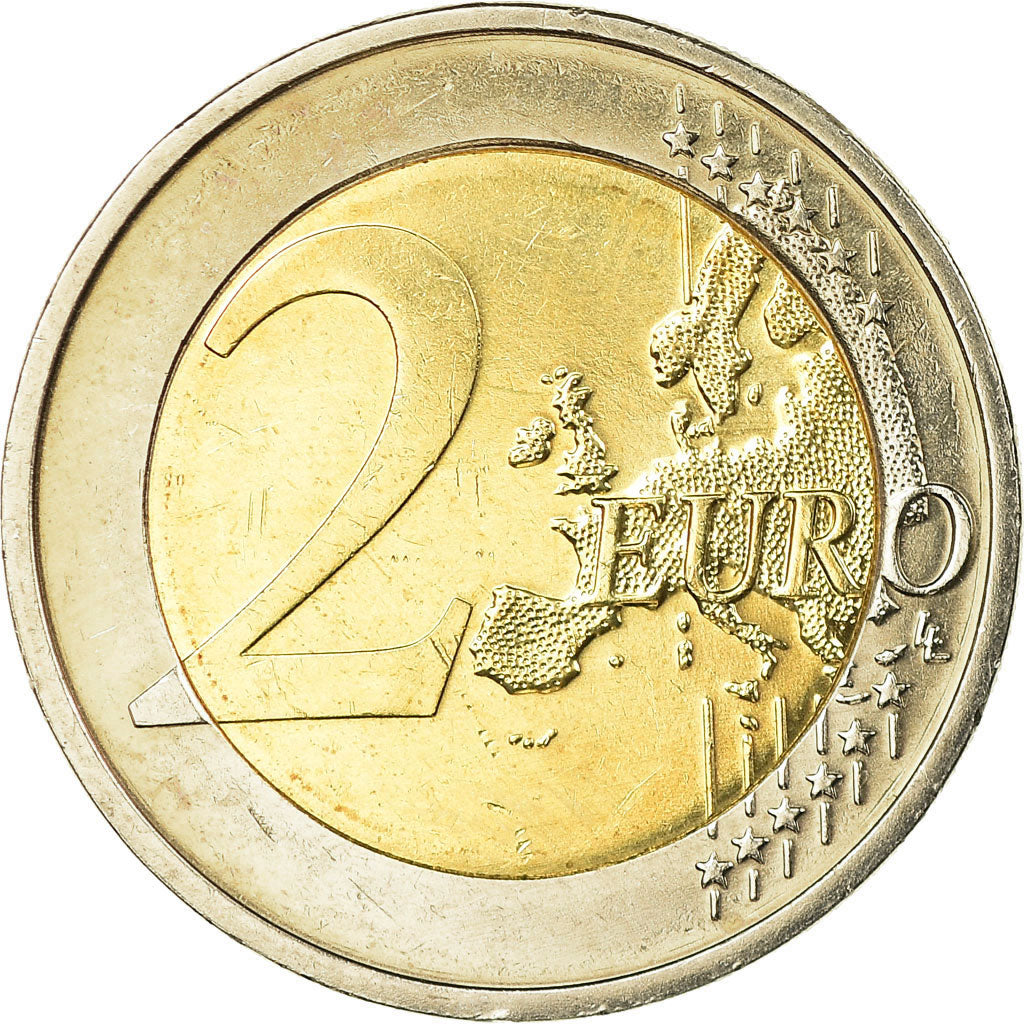 Germany, 2 Euro, 10 ans de l'Euro, 2012, EF(40-45), Bi-Metallic, KM:306