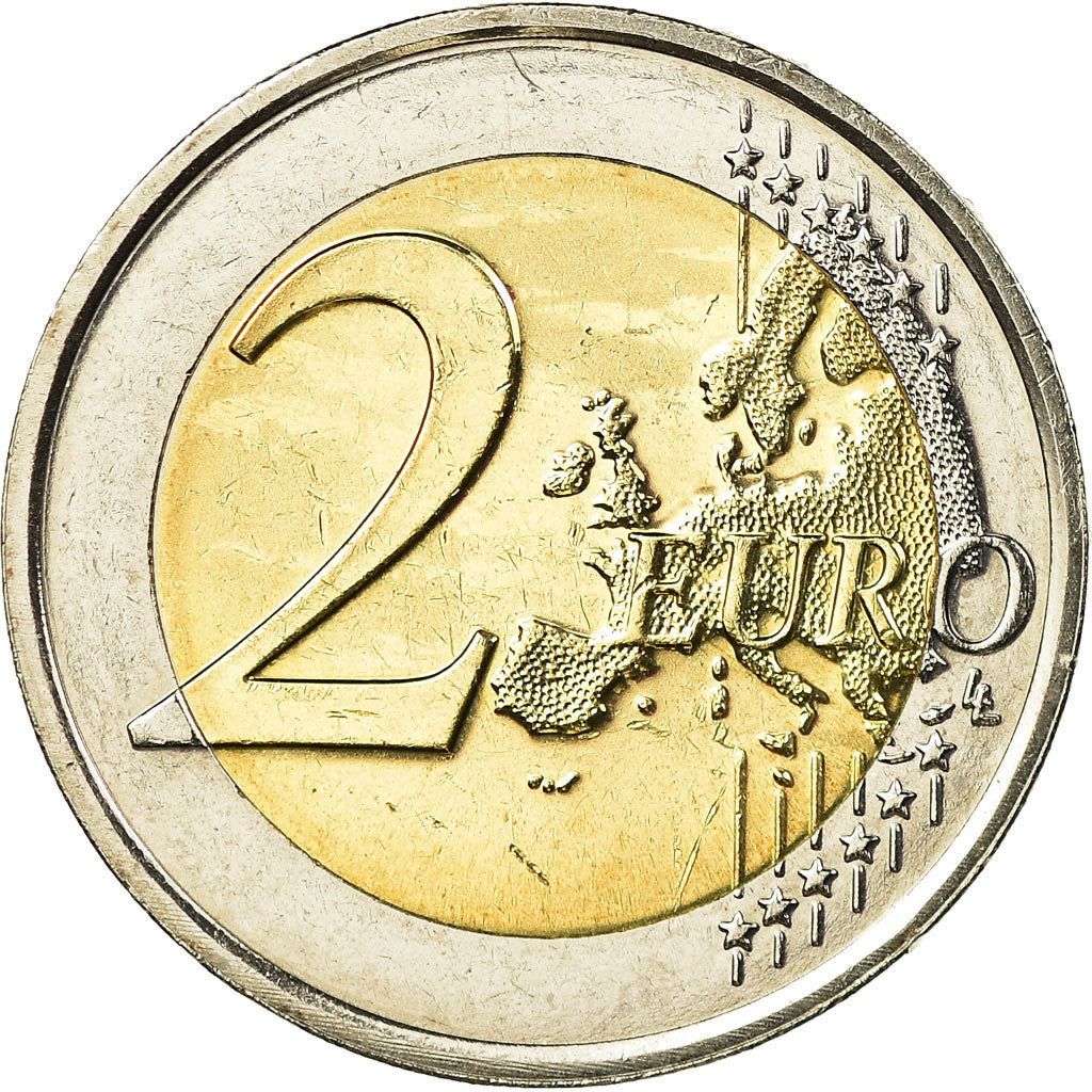 Holandia, 2 Euro, 2014, EF(40-45), Bimetaliczny, KM:356