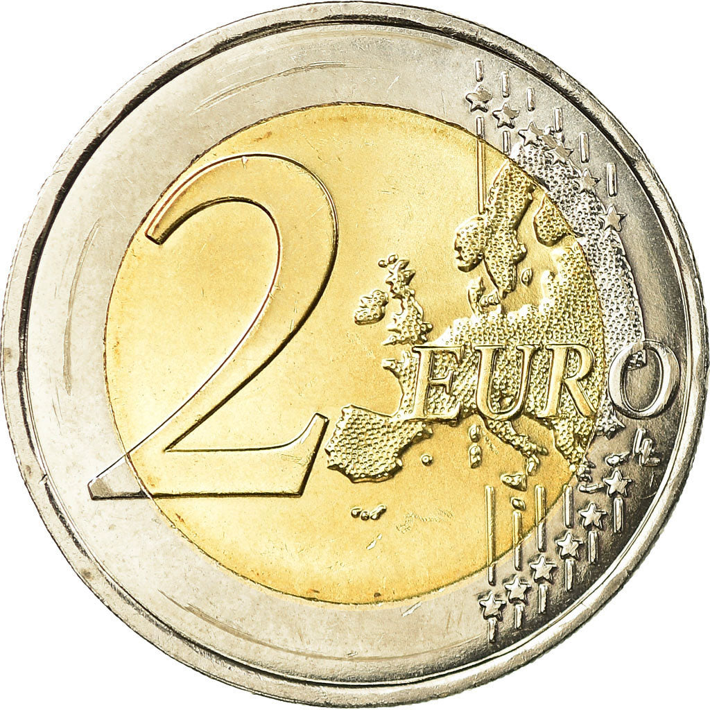 Francja, 2 Euro, 2014, KM 2174, AU(55-58), Bimetaliczny, Gadoury:18