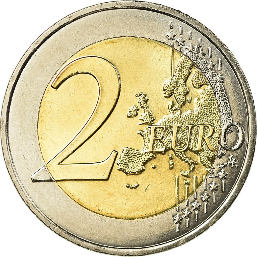 Frankrijk, 2 Euro, UEFA Euro, 2016, PR, Bi-Metallic, Gadoury:23