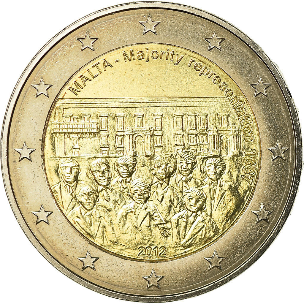 Malta, 2 Euro, 2012, EF(40-45), Bi-Metallic, KM:145