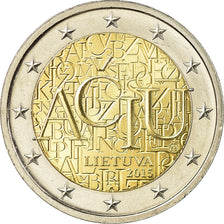 Lithuania, 2 Euro, ACIU, 2015, AU(55-58), Bi-Metallic, KM:213