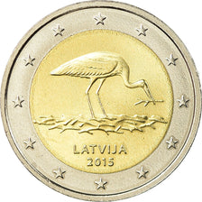 Latvia, 2 Euro, 2015, AU(55-58), Bi-Metallic, KM:New