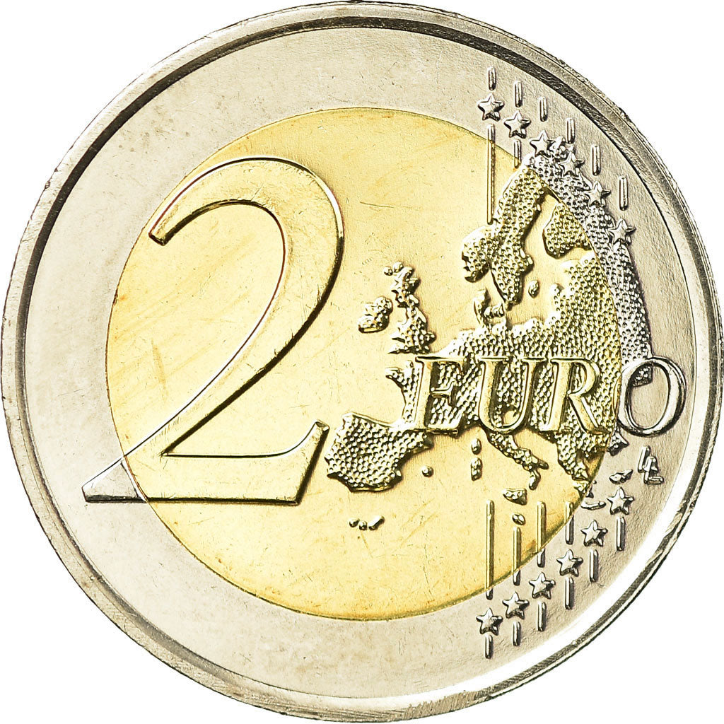Netherlands, 2 Euro, 2014, AU(55-58), Bi-Metallic, KM:New