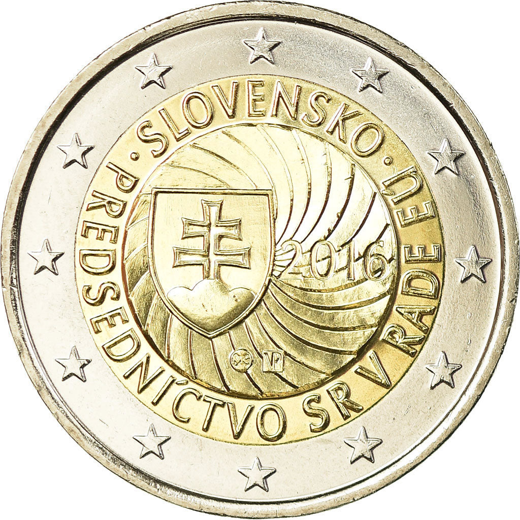 Slovaquie, 2 Euro, 2016, SUP, Bi-Metallic, KM:New