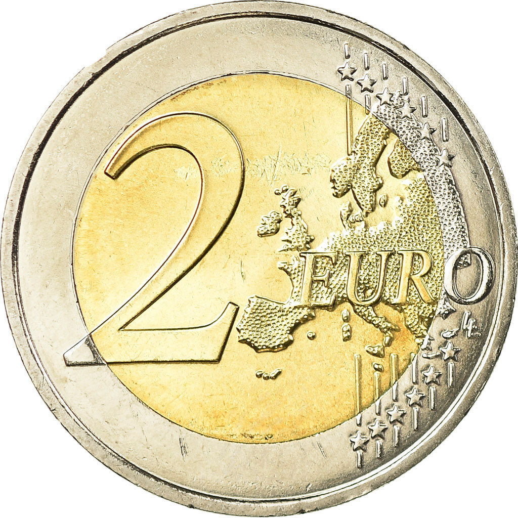 Monaco, 2 Euro, Prince Albert, 2011, AU(55-58), Bi-Metallic, Gadoury:MC 195