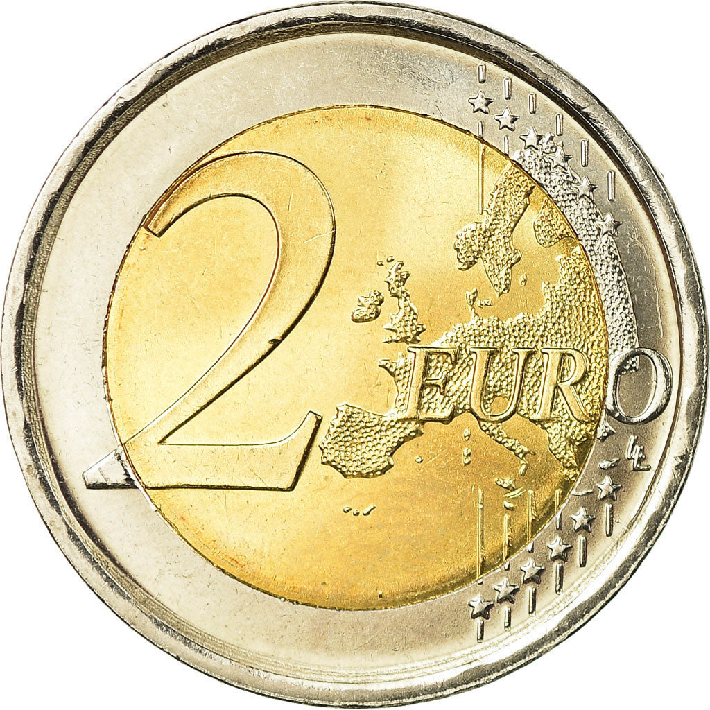 Spain, 2 Euro, UNESCO Heritage Site - Granada, 2011, AU(55-58), Bi-Metallic