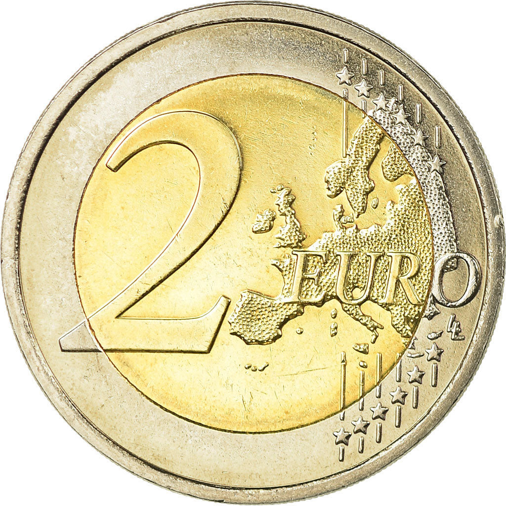 Finlandia, 2 Euro, Tove Jansson, 2014, Vantaa, AU(55-58), Bimetaliczny, KM:194