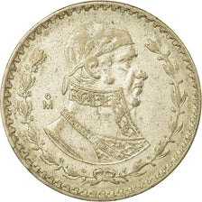 Coin, Mexico, Peso, 1959, Mexico City, VF(30-35), Silver, KM:459