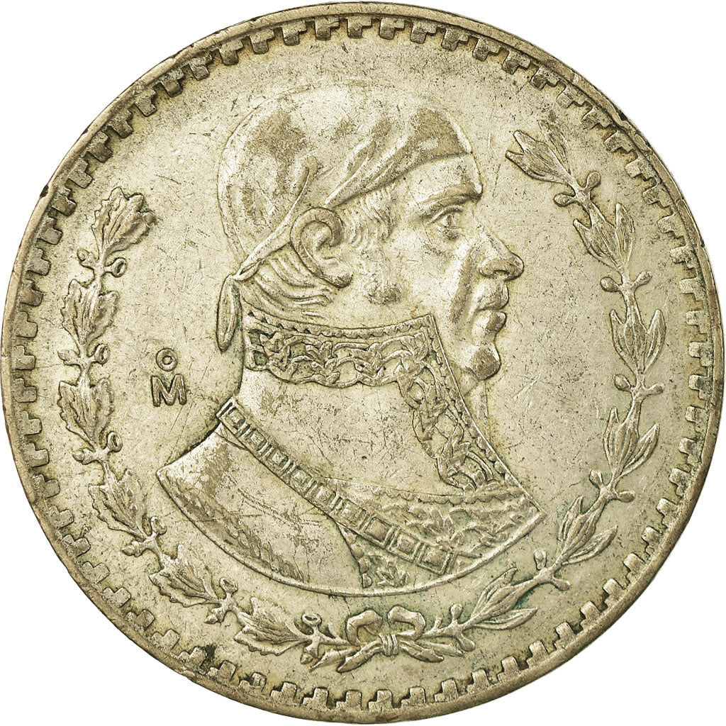 Coin, Mexico, Peso, 1962, Mexico City, EF(40-45), Silver, KM:459