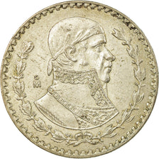 Coin, Mexico, Peso, 1963, Mexico City, AU(55-58), Silver, KM:459