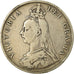 Moneta, Wielka Brytania, Victoria, Double Florin, 1889, VF(30-35), Srebro