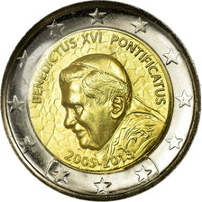 Vatican, 2 Euro, Benoit XVI, Undated (2013), Fantasy coinage, AU(55-58)