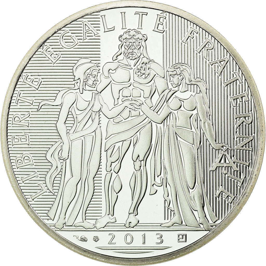 France, 10 Euro, Hercule, 2013, BE, MS(65-70), Silver, KM:2073