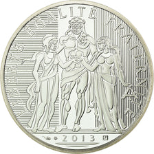 France, 10 Euro, Hercule, 2013, BE, MS(65-70), Silver, KM:2073