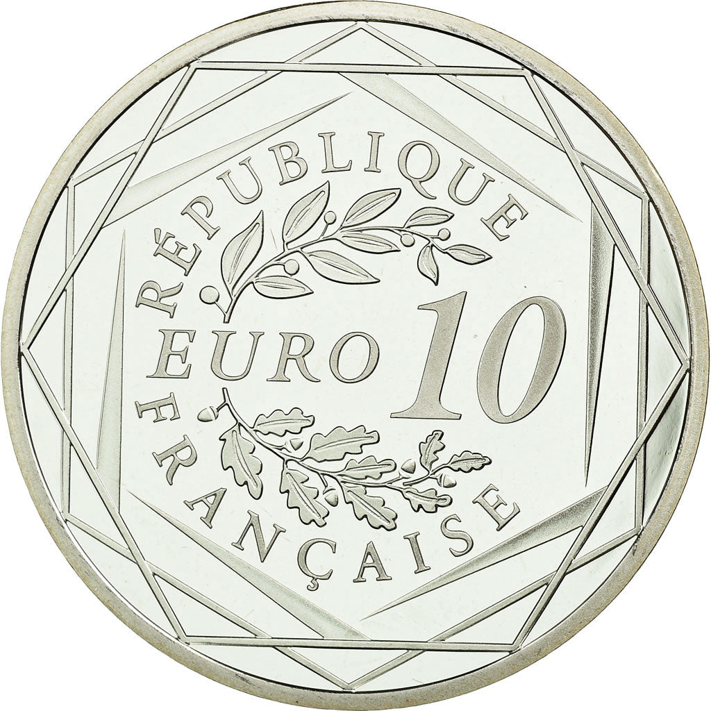 France, 10 Euro, Hercule, 2013, BE, MS(65-70), Silver, KM:2073