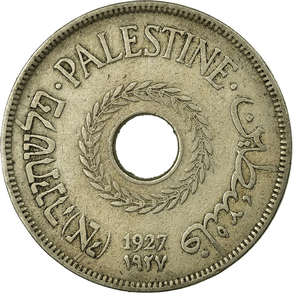 Coin, Palestine, 20 Mils, 1927, VF(30-35), Copper-nickel, KM:5