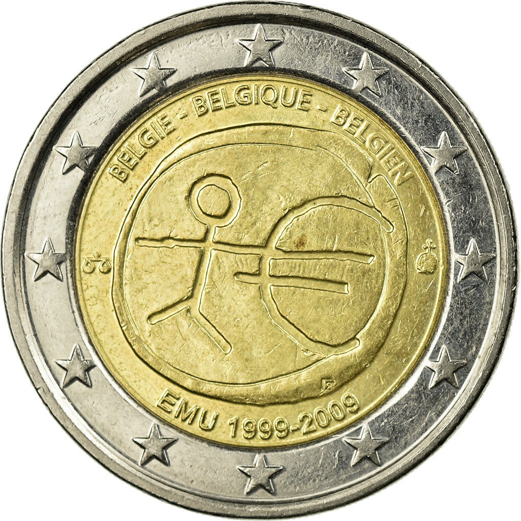 Belgium, 2 Euro, EMU, 2009, EF(40-45), Bi-Metallic, KM:282