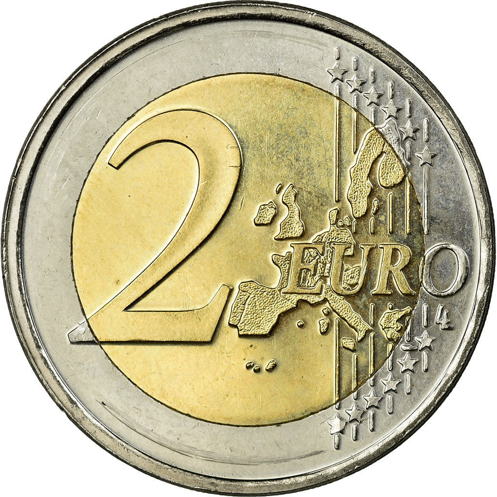 Lussemburgo, 2 Euro, Grand Duc Henri et monogramme, 2004, BB, Bi-metallico