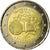 Luxemburgo, 2 Euro, Traité de Rome 50 ans, 2007, MS(63), Bimetálico, KM:94