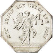 France, Notary, Token, MS(63), Silver, Lerouge #82, 12.55