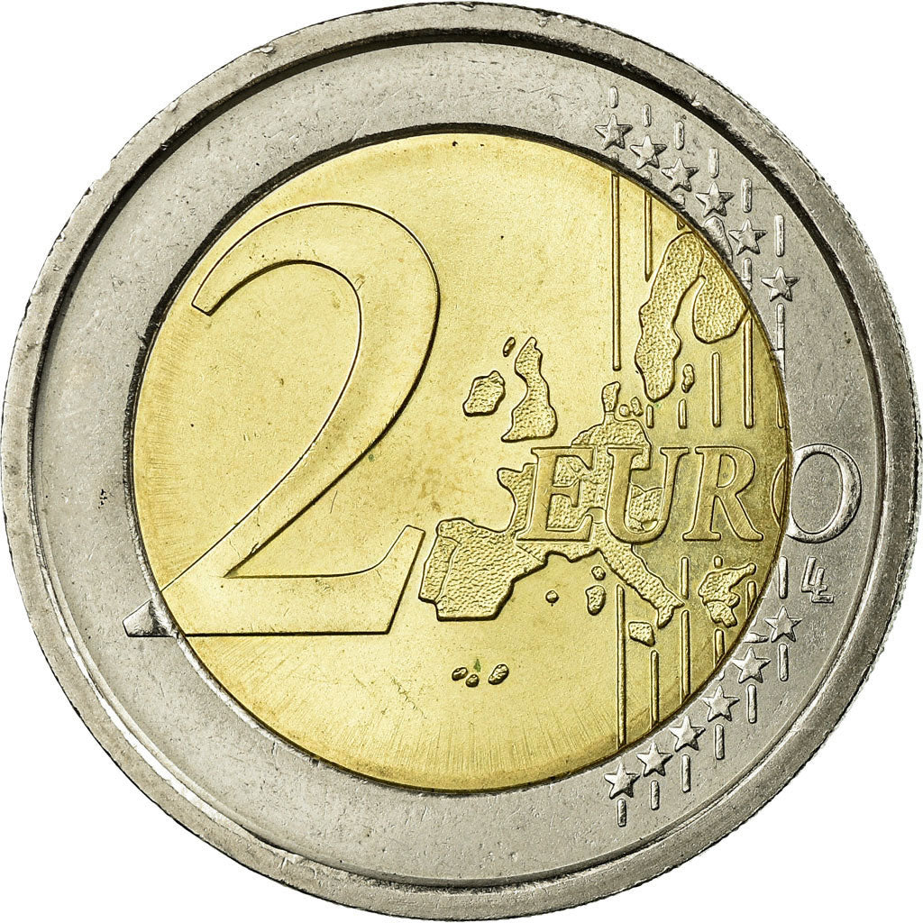 Italy, 2 Euro, World Food Programme, 2004, AU(55-58), Bi-Metallic, KM:237