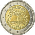 Belgium, 2 Euro, Traité de Rome 50 ans, 2007, EF(40-45), Bi-Metallic, KM:247