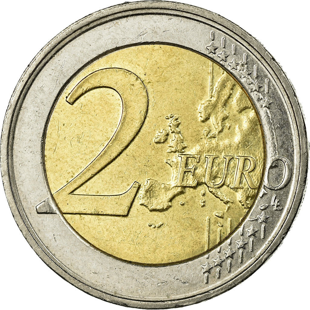 Belgium, 2 Euro, Traité de Rome 50 ans, 2007, EF(40-45), Bi-Metallic, KM:247
