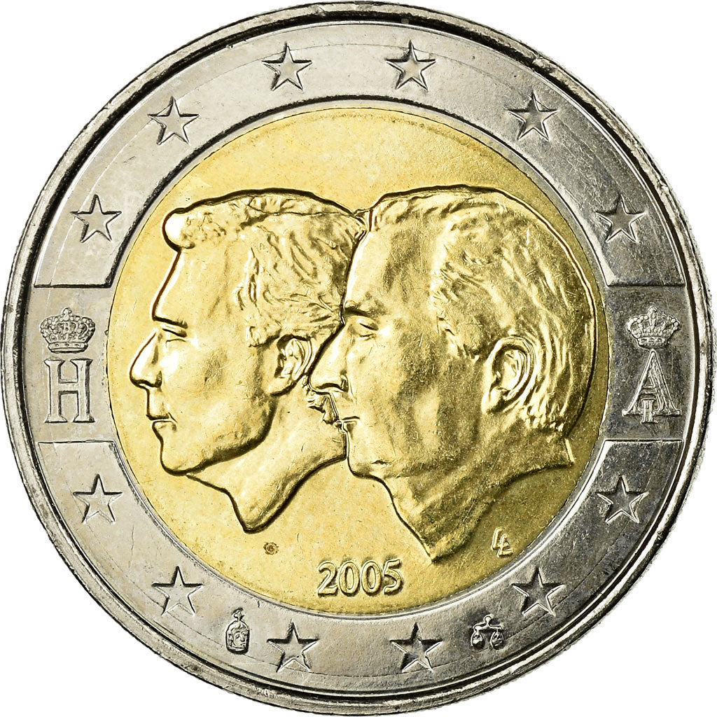 Belgique, 2 Euro, Union économique Belgo-Luxembourgeoise, 2005, SUP