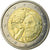 França, 2 Euro, Auguste Rodin, 2017, MS(63), Bimetálico