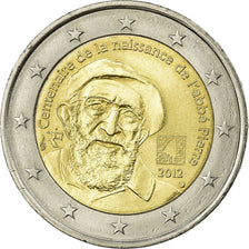 Frankreich, 2 Euro, Abbé Pierre, 2012, VZ, Bi-Metallic, KM:1894