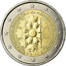 Francia, 2 Euro, Le Bleuet de France, 2018, EBC, Bimetálico
