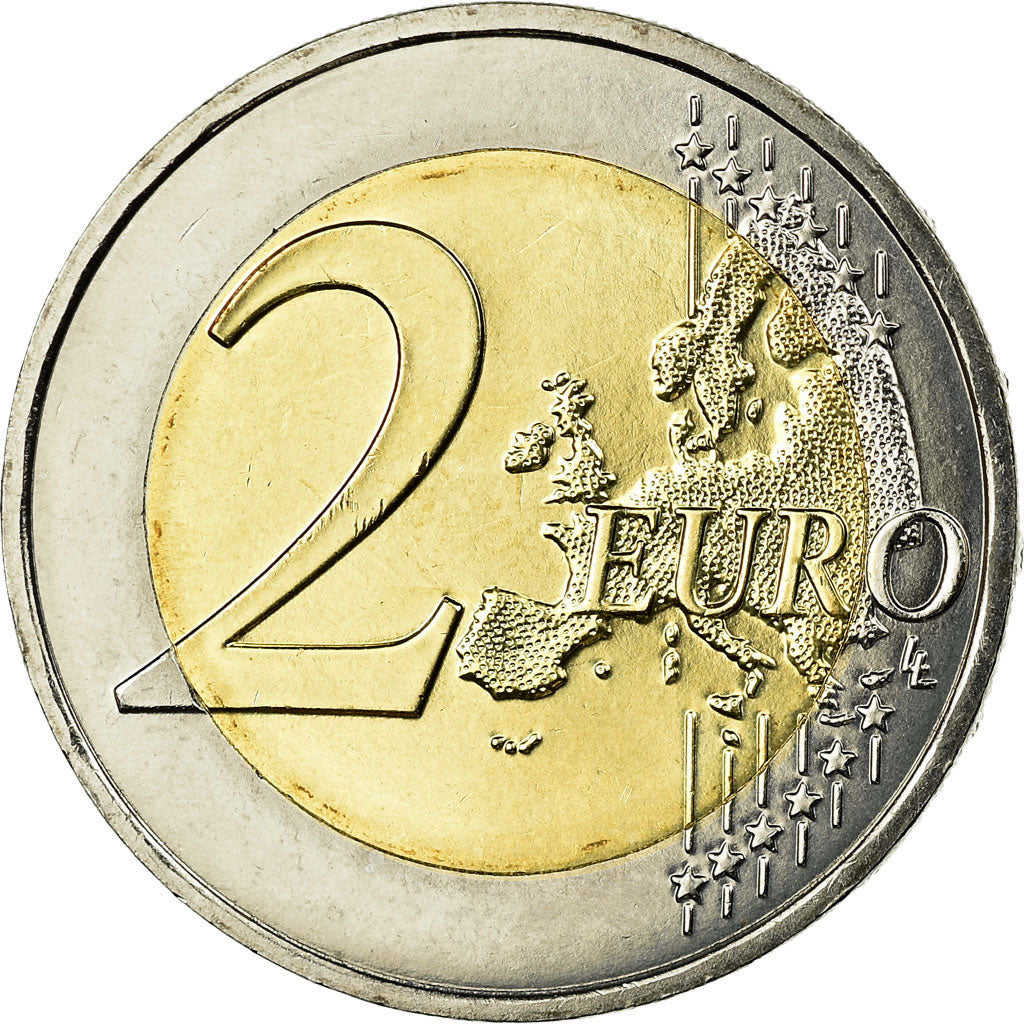 France, 2 Euro, 30 ans du drapeau de l union europeenne, 2015, MS(63)