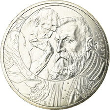 France, 10 Euro, Auguste Rodin, 2017, MS(65-70), Silver